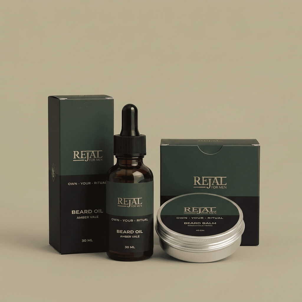 beard balm and oil